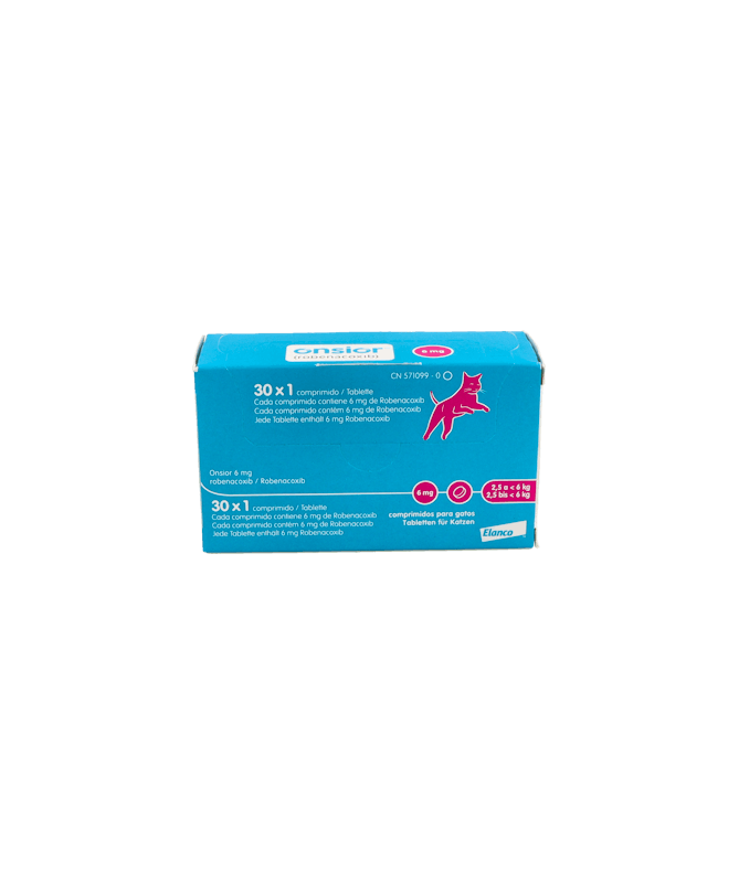 ONSIOR 6 MG 30 COMP ELANCO – foto del producto cada onsior comp ONSIOR 6 MG 30 COMP ELANCO – foto del producto cada onsior comp