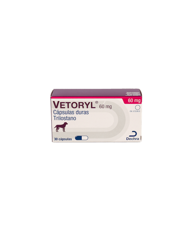 VETORYL 60 MG 30 CAPS DECHRA – foto del producto cada vetoryl caps VETORYL 60 MG 30 CAPS DECHRA – foto del producto cada vetoryl caps