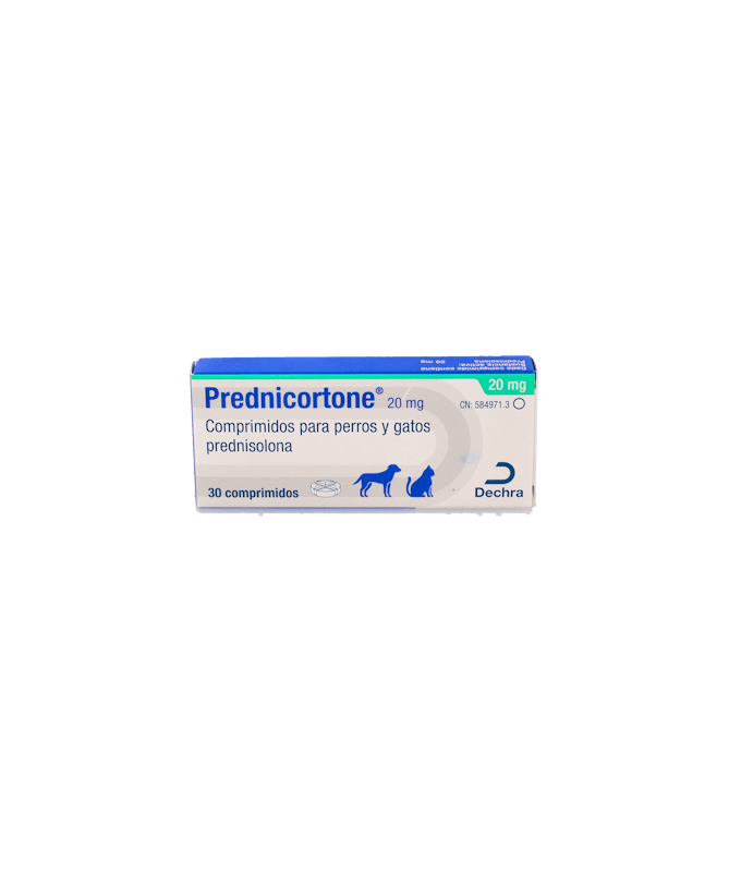 PREDNICORTONE 20MG 30COMP DECHRA – foto del producto cada prednicortone 20mg PREDNICORTONE 20MG 30COMP DECHRA – foto del producto cada prednicortone 20mg