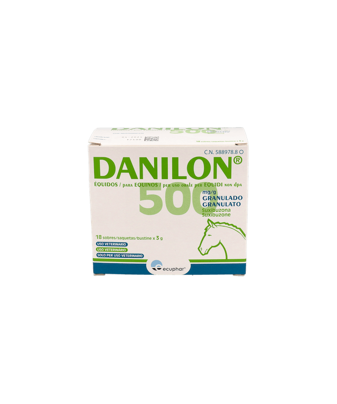 DANILON EQUIDOS 500MG 18SOBRES ECUPHAR – foto del producto cada danilon equidos DANILON EQUIDOS 500MG 18SOBRES ECUPHAR – foto del producto cada danilon equidos