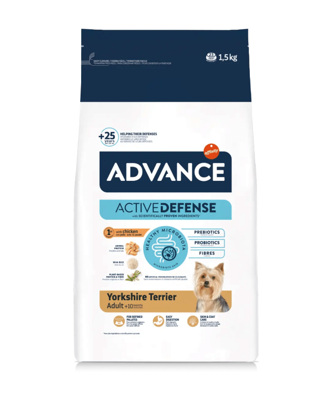 ADVANCE YORKSHIRE TERRIER 1 5KG – foto del producto vitamina sulfato proteínas ADVANCE YORKSHIRE TERRIER 1 5KG – foto del producto vitamina sulfato proteínas