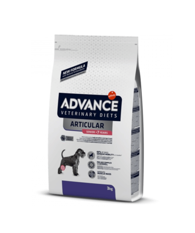ADVANCE VET CANINE SENIOR 7 ARTICULAR 3KG – foto del producto sulfato proteínas vitamina ADVANCE VET CANINE SENIOR 7 ARTICULAR 3KG – foto del producto sulfato proteínas vitamina