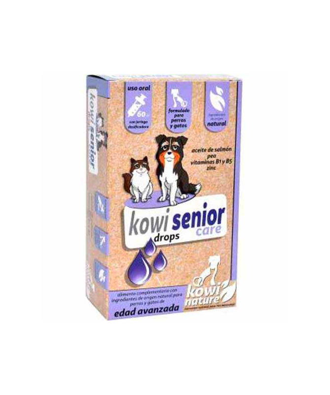 KOWI SENIOR CARE PERROS Y GATOS 60ML – foto del producto vitamina kowi senior KOWI SENIOR CARE PERROS Y GATOS 60ML – foto del producto vitamina kowi senior