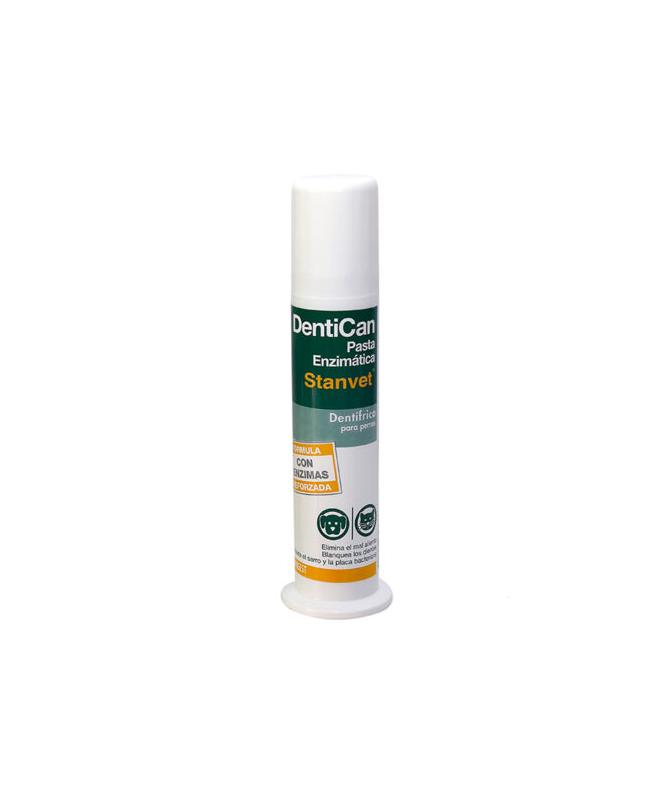 DENTICAN PASTA DENTAL ENZIMATICA PERROS 100ML – foto del producto pirofosfato dentican pasta DENTICAN PASTA DENTAL ENZIMATICA PERROS 100ML – foto del producto pirofosfato dentican pasta