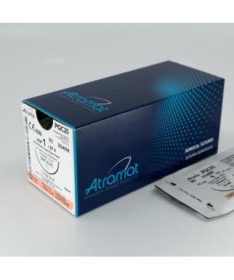 PGLA90 2/0 AG.TRIANGULAR 3/8 24MM 75CM VIOLETA 12U